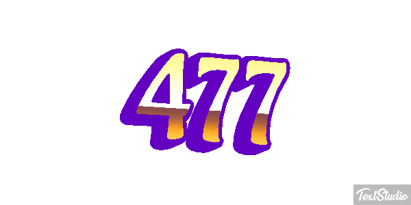 477 Texteffekt