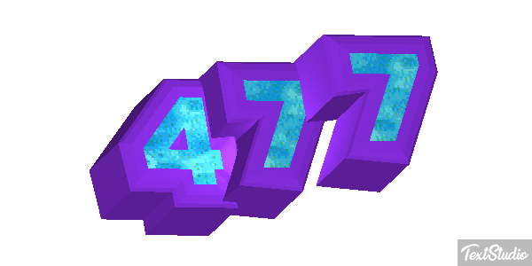 477 Texteffekt