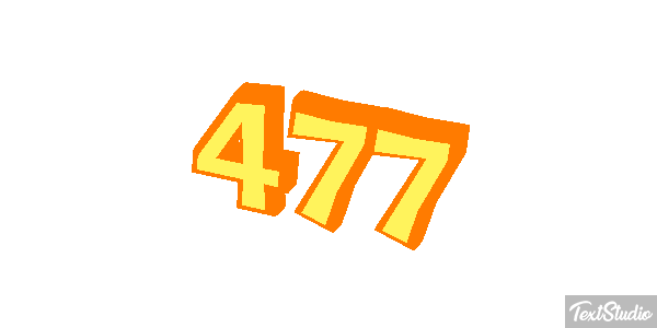 477 Texteffekt