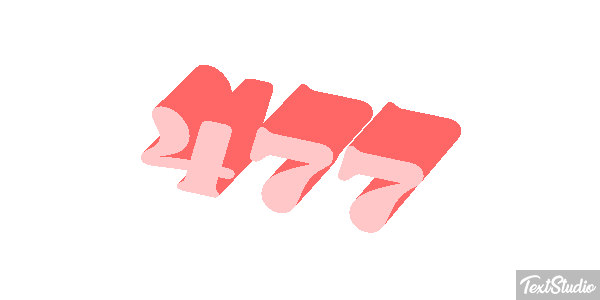 477 Texteffekt