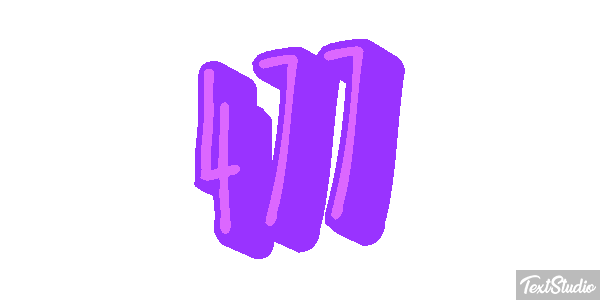 477 Texteffekt