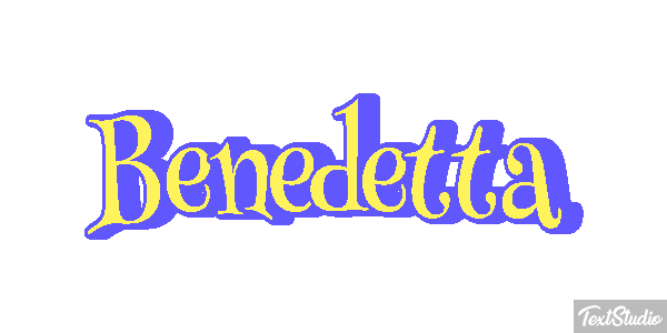 Benedetta テキスト効果