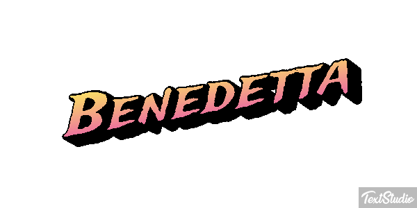 Benedetta テキスト効果