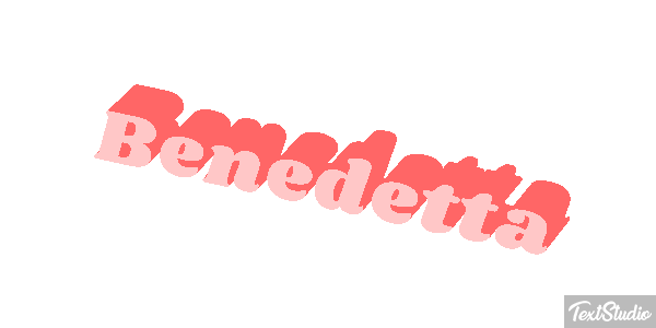 Benedetta テキスト効果