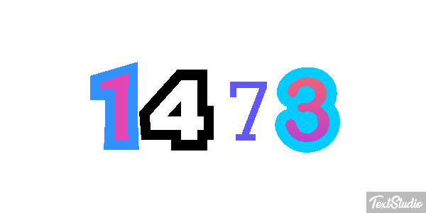 1473 テキスト効果