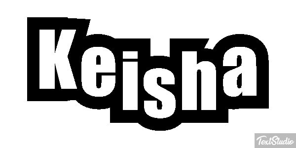 Keisha Tekst effect