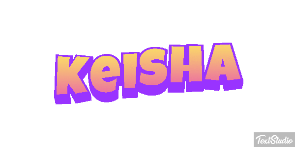 Keisha Tekst effect