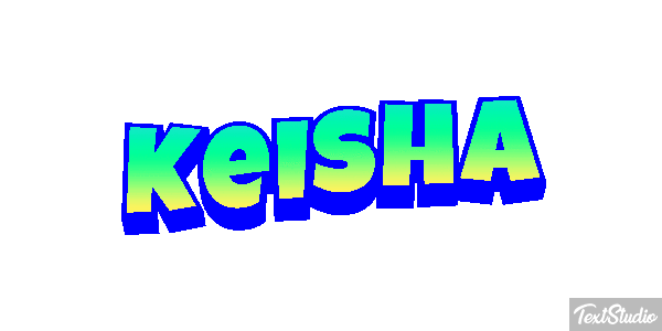 Keisha Tekst effect