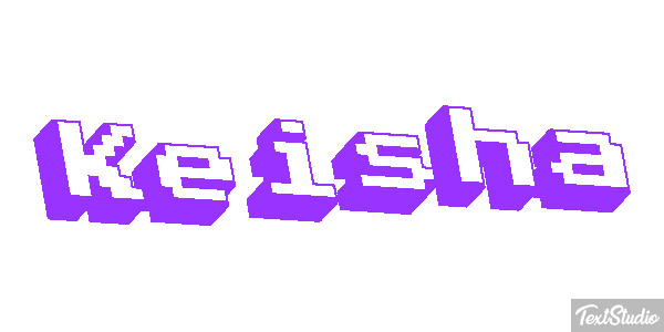 Keisha Tekst effect