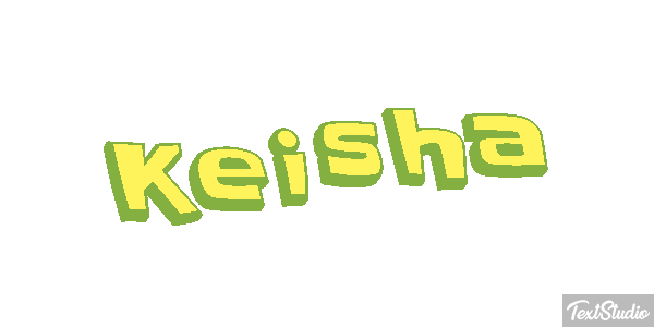 Keisha Tekst effect