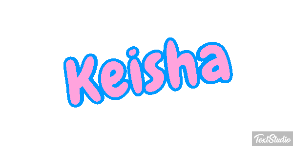 Keisha Tekst effect
