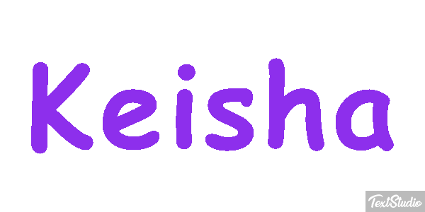Keisha Tekst effect