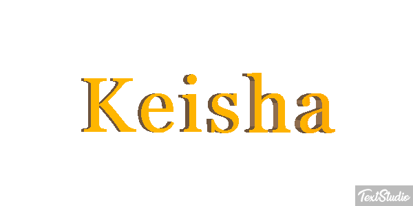 Keisha Tekst effect