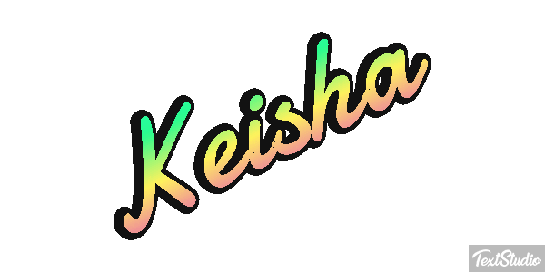 Keisha Tekst effect