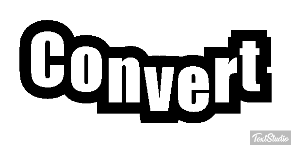 Convert Texteffekt