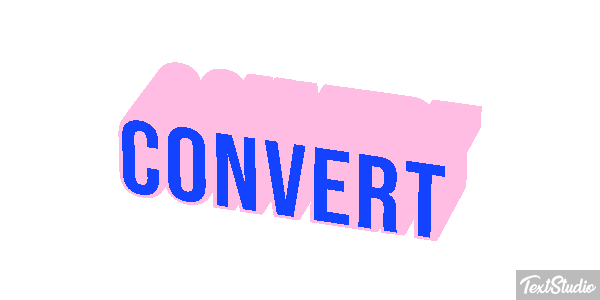 Convert Texteffekt