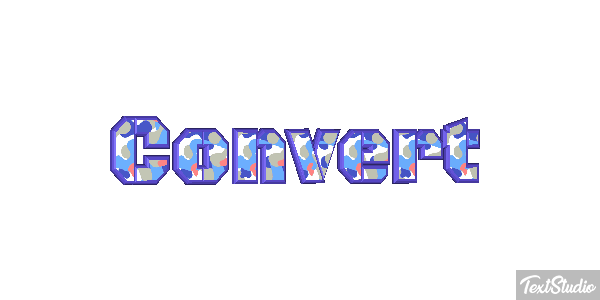 Convert Texteffekt