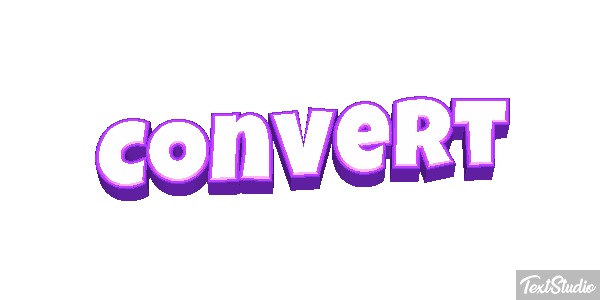 Convert Texteffekt
