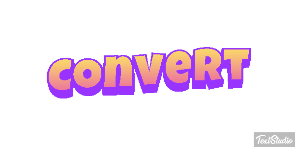 Convert Texteffekt