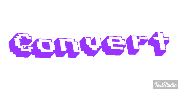 Convert Texteffekt