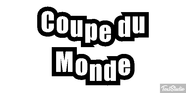 Coupe du Monde Efecto de texto