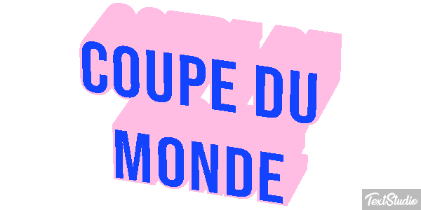 Coupe du Monde Efecto de texto