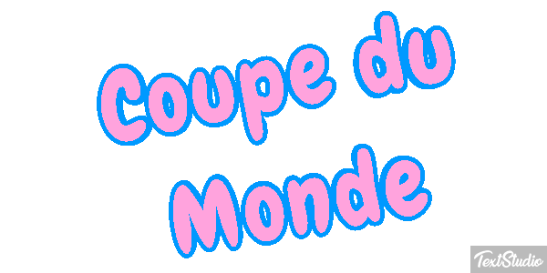 Coupe du Monde Efecto de texto