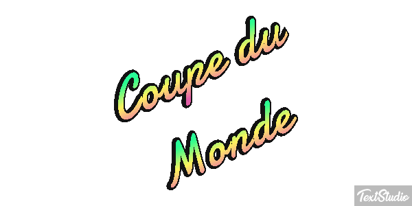Coupe du Monde Efecto de texto