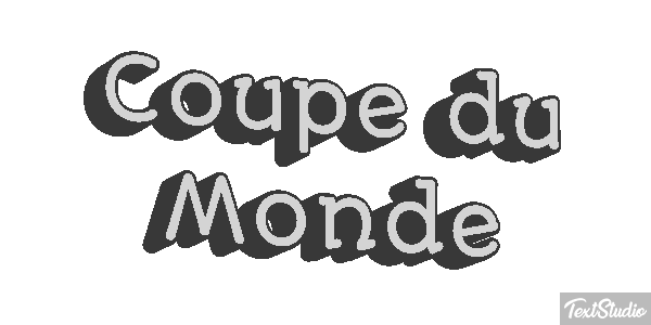 Coupe du Monde Efecto de texto