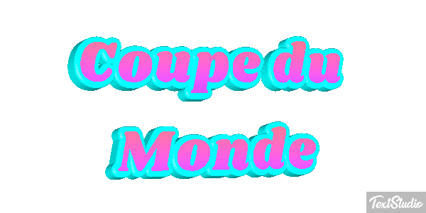Coupe du Monde Efecto de texto