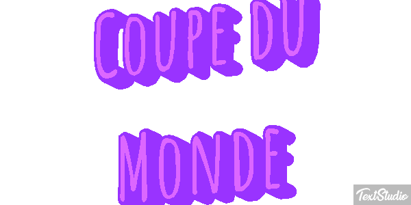 Coupe du Monde Efecto de texto