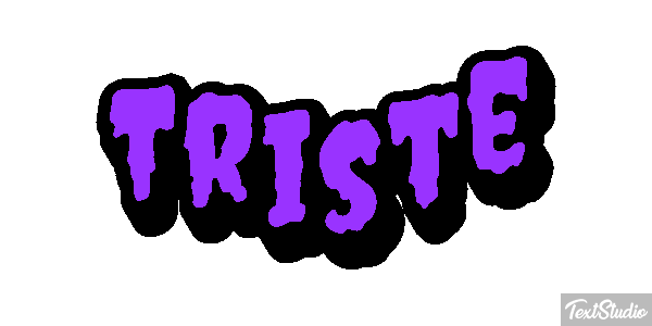 Triste Text effect