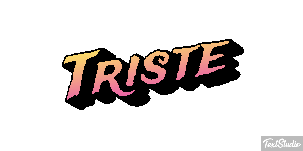 Triste Text effect