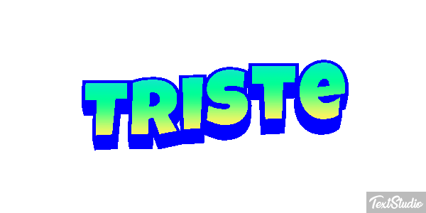Triste Text effect