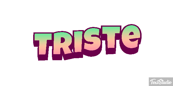 Triste Text effect
