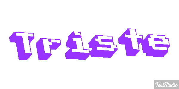 Triste Text effect