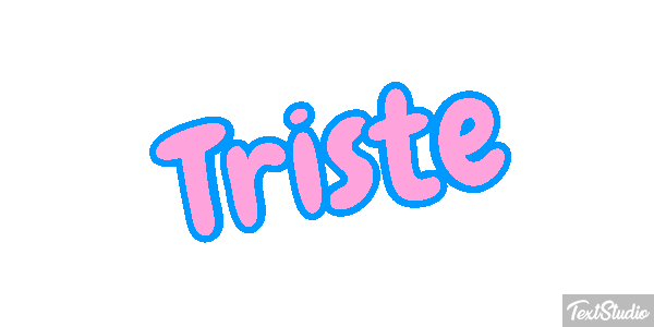 Triste Text effect
