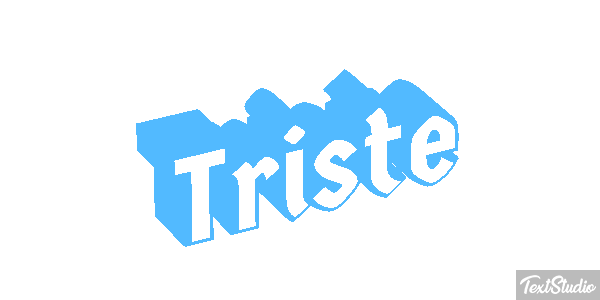 Triste Text effect