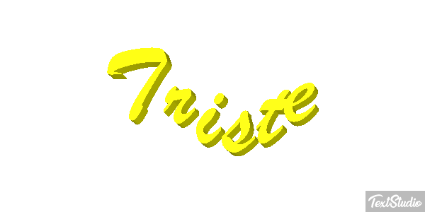Triste Text effect