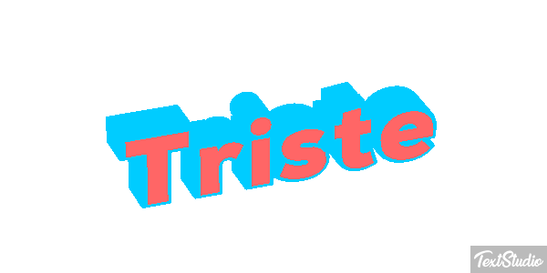 Triste Text effect