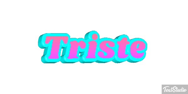 Triste Text effect