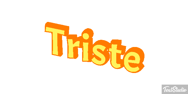 Triste Text effect