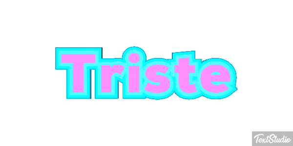 Triste Text effect