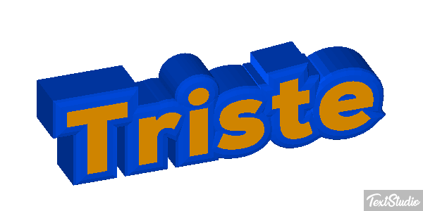 Triste Text effect