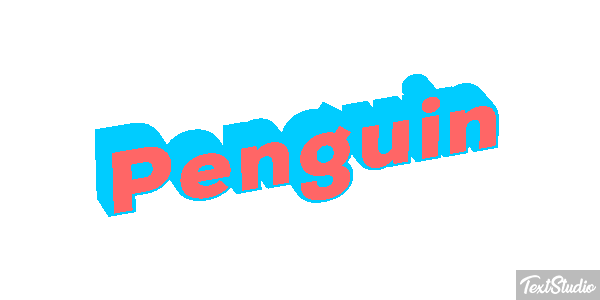 Penguin Text effect