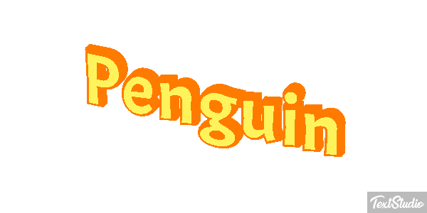Penguin Text effect