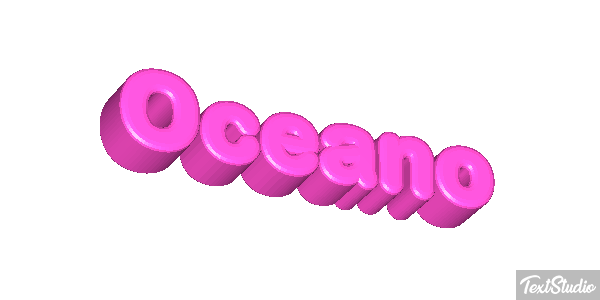 Oceano Текстовый эффект