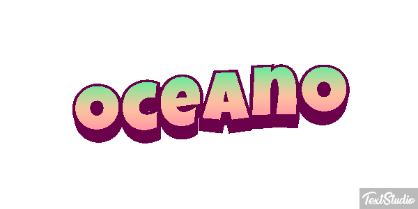 Oceano Текстовый эффект