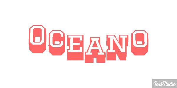 Oceano Текстовый эффект