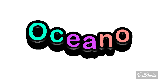 Oceano Текстовый эффект